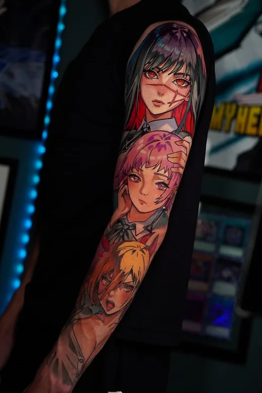 Encontre Rhur: O Artista de Tatuagem que Traz Animes à Vida - image 2