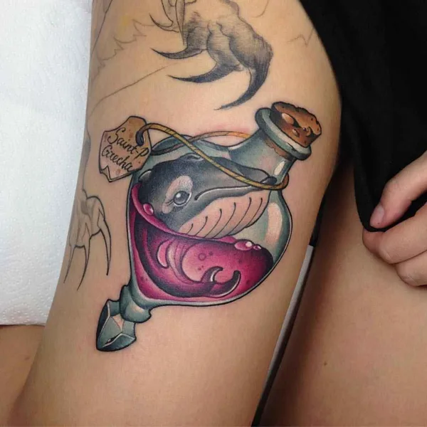 New School tattoo by Герман Горбунов in Saint Petersburg