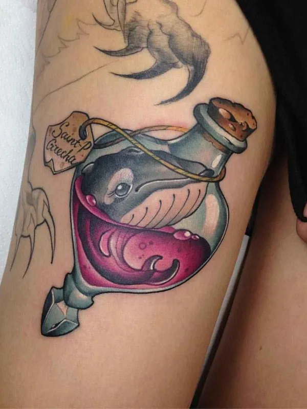 Нью Скул tattoo by Герман Горбунов in Санкт-Петербург