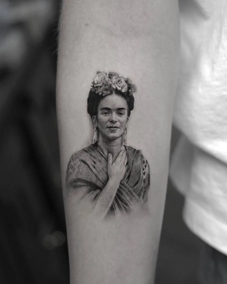Frida Kahlo Tattoo by Ben Tats