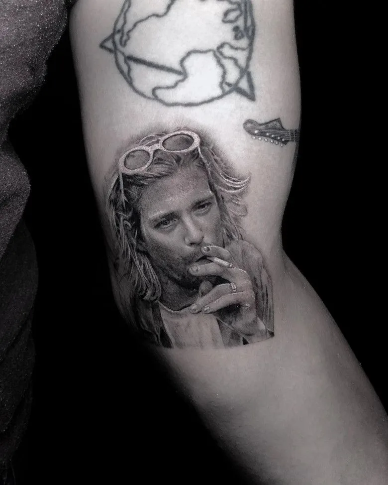 Mommy I'm Sorry Tattoo Artist Ben Nirvana Kurt Cobain
