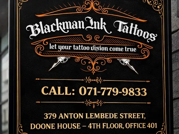 Blackman Ink Tattoos Durban