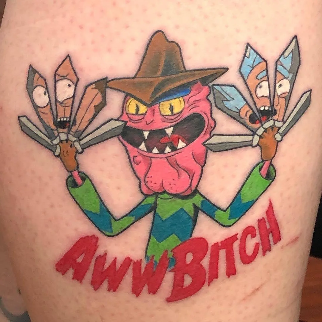Rick and Morty tattoo