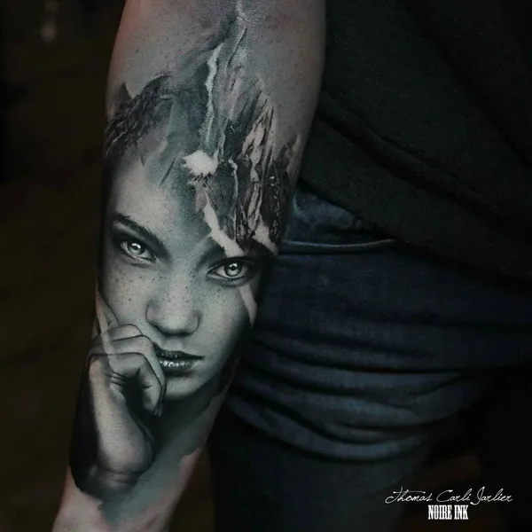 Author's Style tattoo by Thomas Carli jarlier