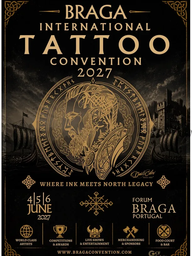 Braga Tattoo Convention 2027: 400+ Artists to Gather in Portugal