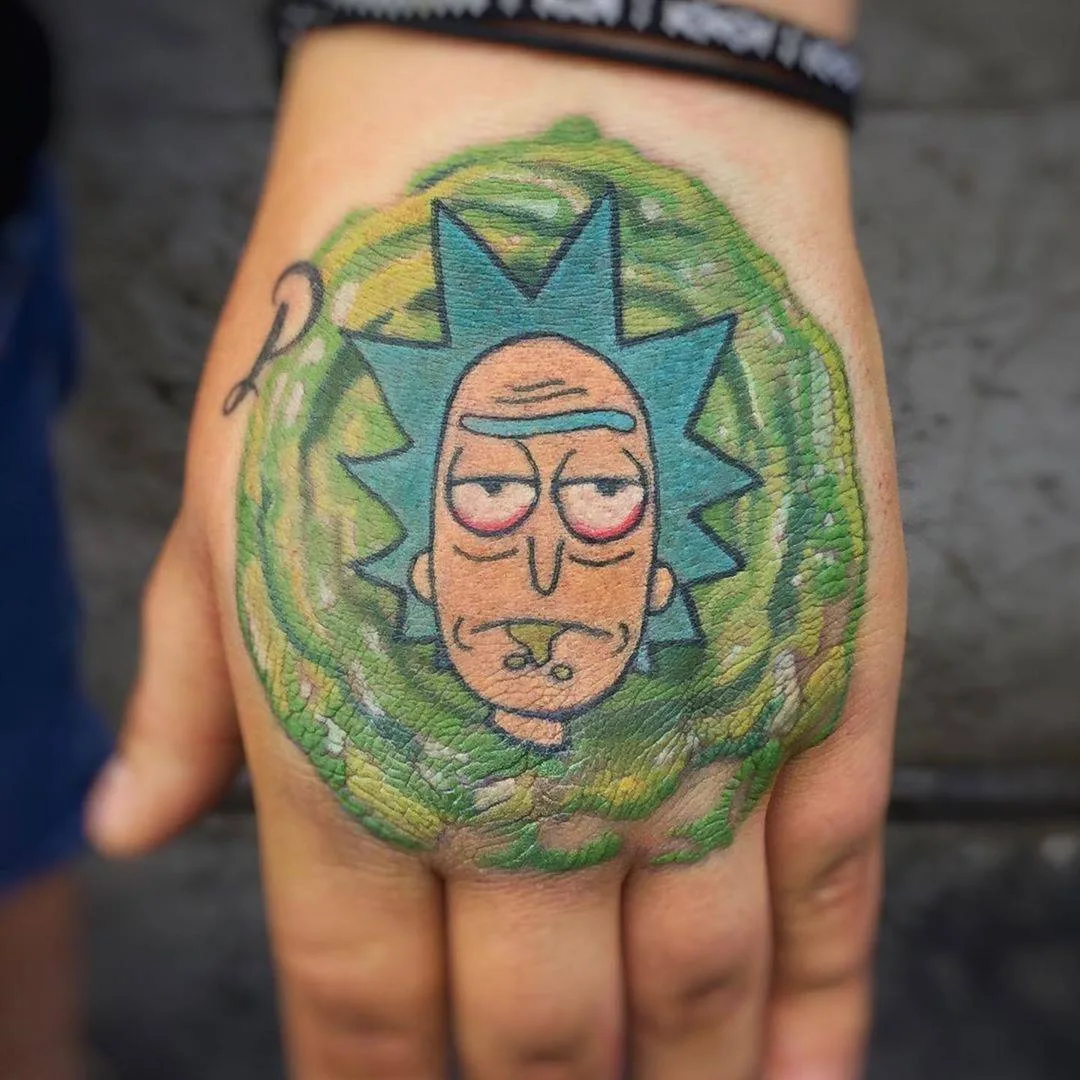 Rick and Morty tattoo