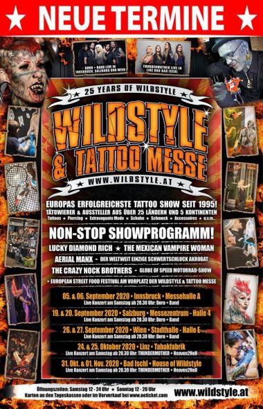 Wildstyle Tattoo Tour Innsbruck | 05 - 06 Сентября 2020