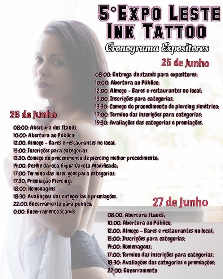 5° Expo Leste Ink Tattoo
