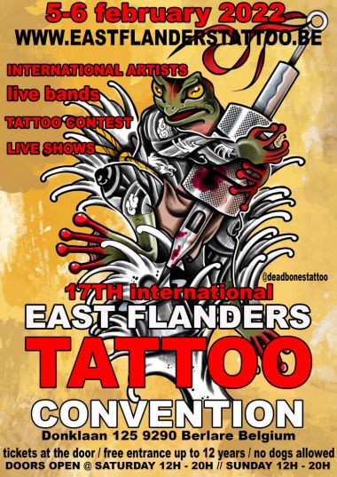 East Flanders Tattoo Convention 2022 | 05 - 06 февраля 2022