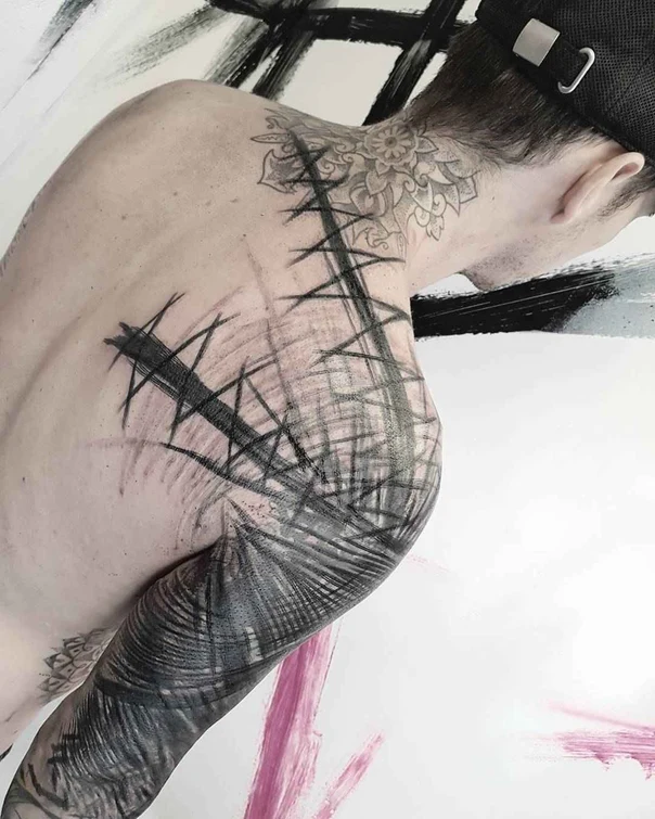 Abstract Abstract tattoo on Full Sleeve