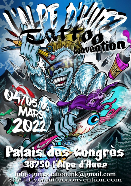 L’Alpe D’Huez Tattoo Convention | 04 - 06 Марта 2022