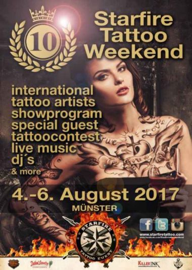 10th Starfire Tattoo Weekend Münster | 04 - 06 Августа 2017