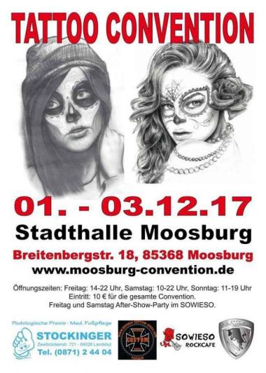 Moosburg Tattoo Convention | 01 - 03 Декабря 2017