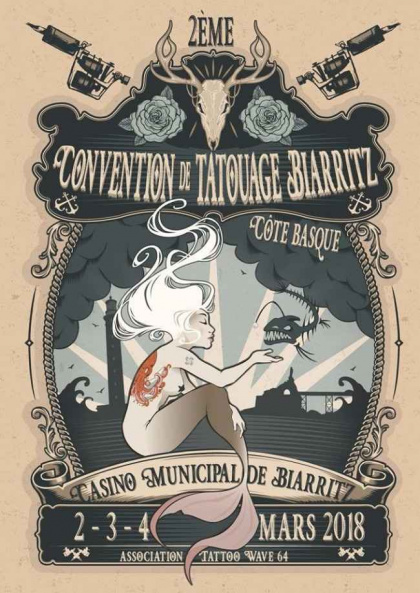 2ème Convention Tattoo Biarritz | 02 - 04 Марта 2018