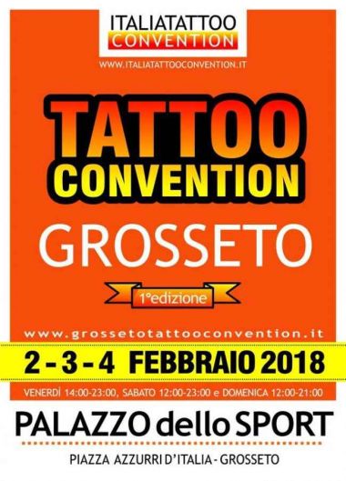 1° Grosseto Tattoo Convention | 02 - 04 Февраля 2018