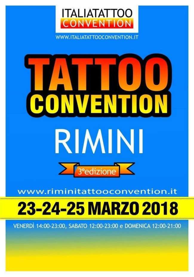 3° Rimini Tattoo Convention Март 2018 Италия iNKPPL