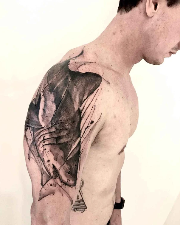 Abstract Abstract tattoo on Shoulder