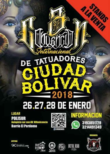 Convención de Tatuadores de Ciudad Bolívar | 26 - 28 January 2018