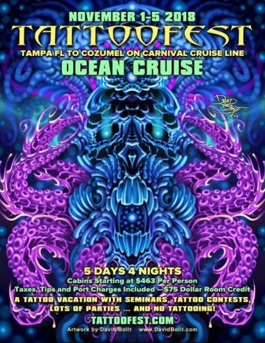 Tattoofest Cruise | 01 - 05 Ноября 2018