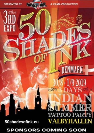 3rd Tattoo Expo 50 SHADES OF INK COPENHAGEN | 30 августа - 01 сентября 2019