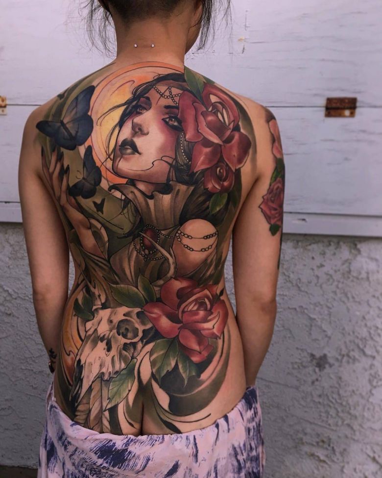 Нео традиционные татуировки Мэтью Тишлера