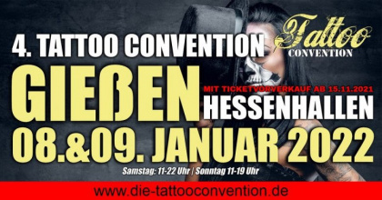 4.Gießen Tattoo Convention | 08 - 09 Января 2022