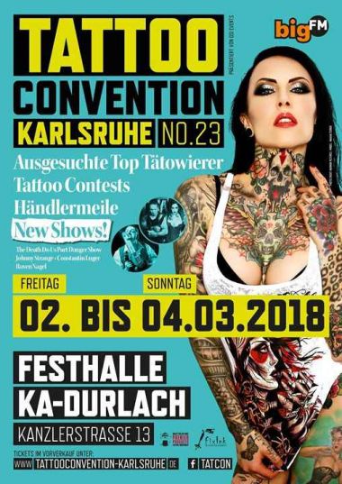 23. Tattoo Convention Karlsruhe | 02 - 04 Марта 2018