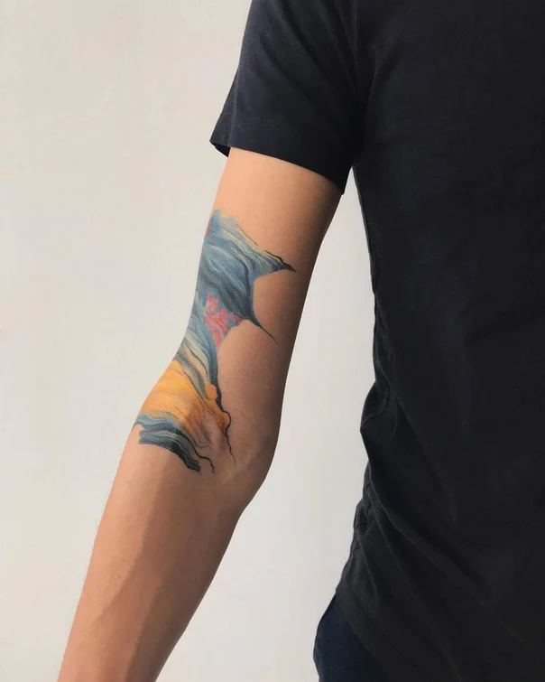 Abstract tattoo on Forearm