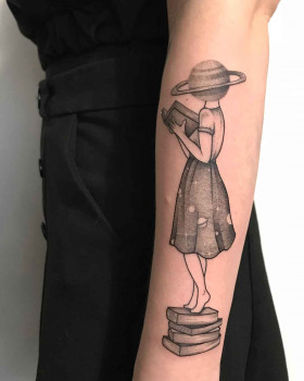 Метафоричные татуировки Anna Neudecker