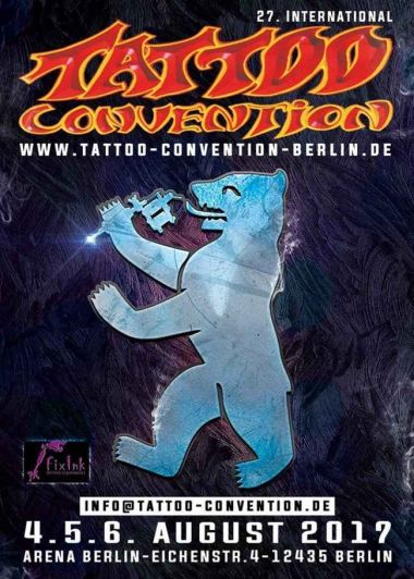 27th Berlin Tattoo Convention | 04 – 06 August 2017