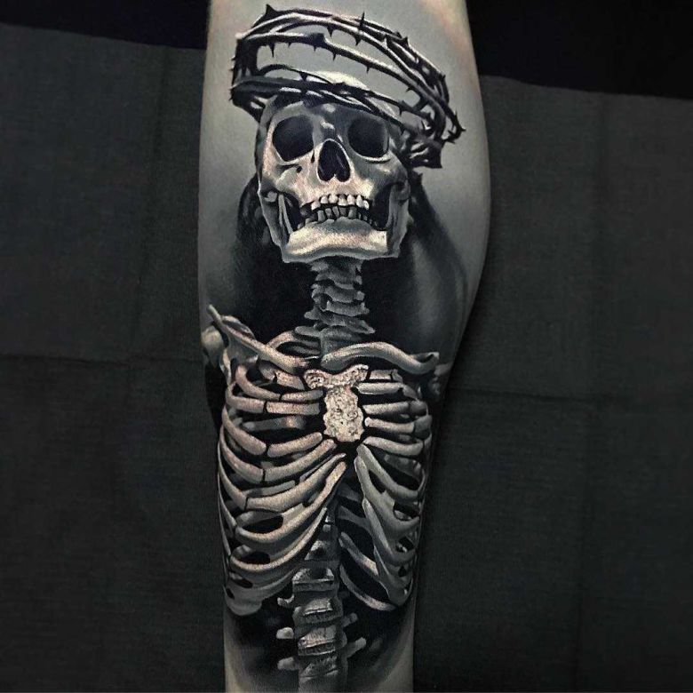 Тату мастер Jacob Sheffield, цветной и черно-серый портретный тату реализм. Реалистичные татуировки. | США