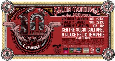 Salon du Tatouage Tattoo43 2023 | 06 - 08 Января 2023