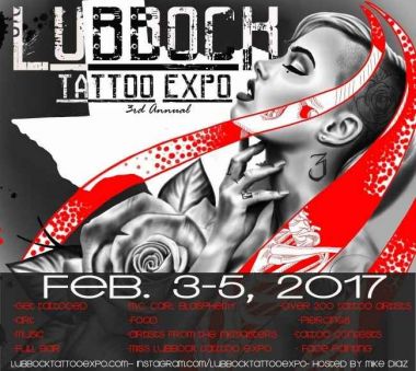 3rd Lubbock Tattoo Expo | 03 – 05 February 2017