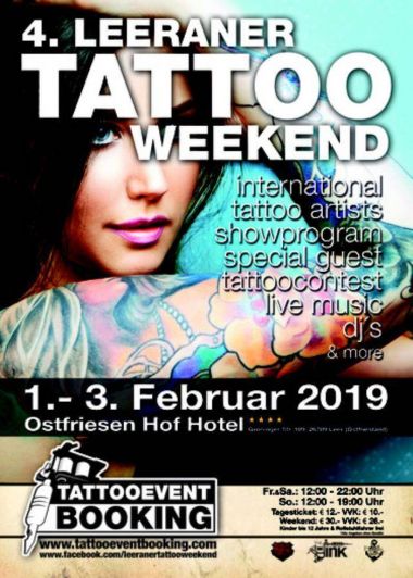 4. Leeraner Tattoo Weekend | 01 - 03 Февраля 2019