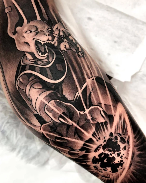 Anime Anime character tattoo on Forearm
