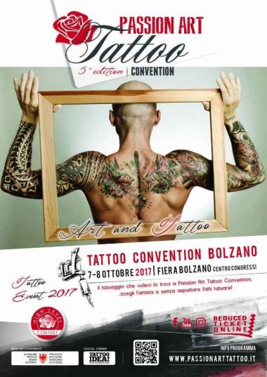 5th Passion Art Tattoo Convention Bolzano | 07 – 08 October 2017