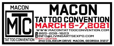 Macon Tattoo Convention | 05 - 07 Марта 2021
