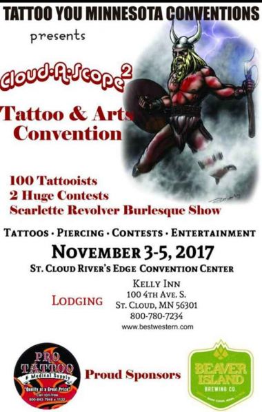 Cloud-A-Scope Tattoo and Arts Convention | 03 - 05 Ноября 2017