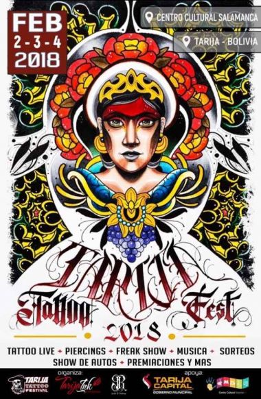 Tarija Tattoo Festival | 02 - 04 Февраля 2018