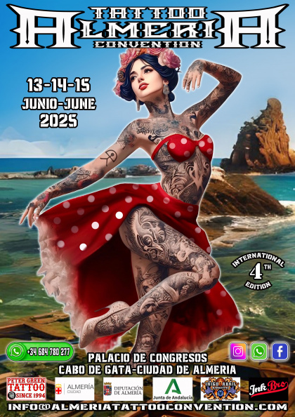 4th Almeria Tattoo Convention 2025 | 13 - 15 Июня 2025