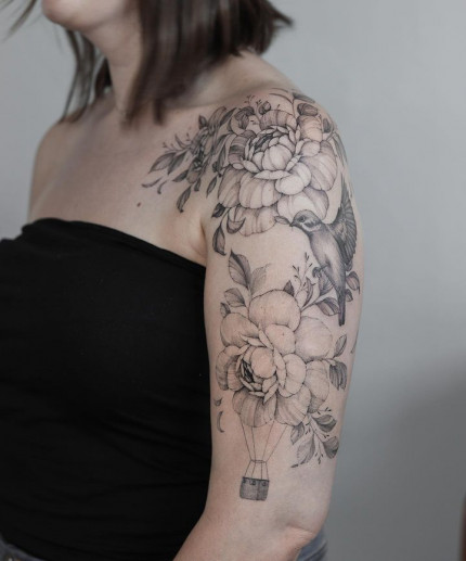 Unique Shoulder Tattoo by PewdiePie