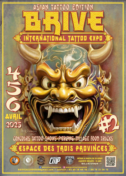 Brive Tattoo Expo 2025 | 04 - 06 Апреля 2025