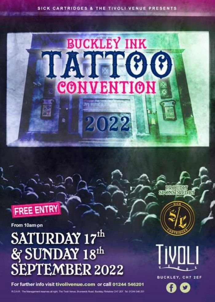 Buckley Ink Tattoo Convention 2022 Сентябрь 2022 Великобритания