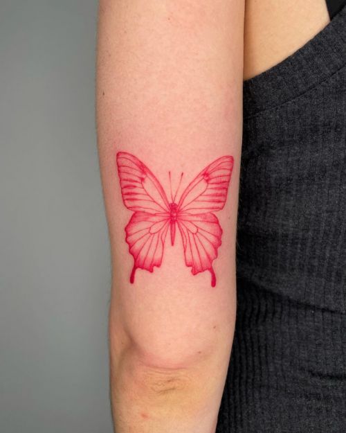 Пескоструйный рисунок Бабочки