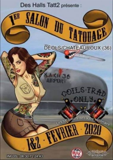 Deols Chateauroux Tattoo Convention | 01 - 02 Февраля 2020