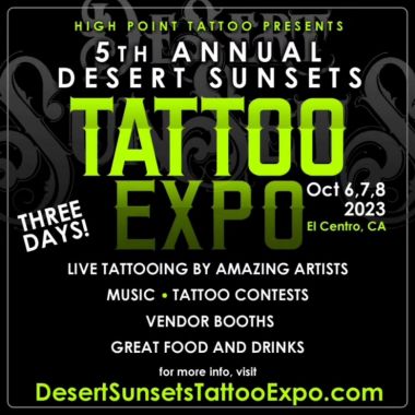Desert Sunsets Tattoo Expo 2023 | 06 - 08 Октября 2023