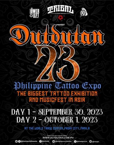 Dutdutan Tattoo Convention 2023 | 30 Сентября - 02 Октября 2023