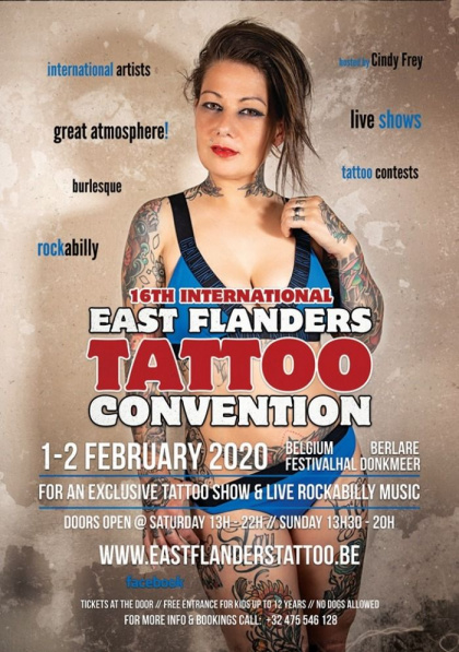 East Flanders Tattoo Convention | 01 - 02 Февраля 2020