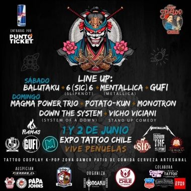 Chile Tattoo Expo 2024 | 01 - 02 Июня 2024