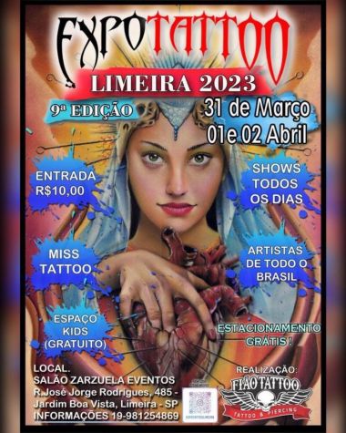 Limeira Tattoo Expo 2023 | 31 Марта - 02 Апреля 2023